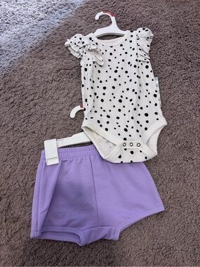 Cat & Jack Lavender Baby Shorts